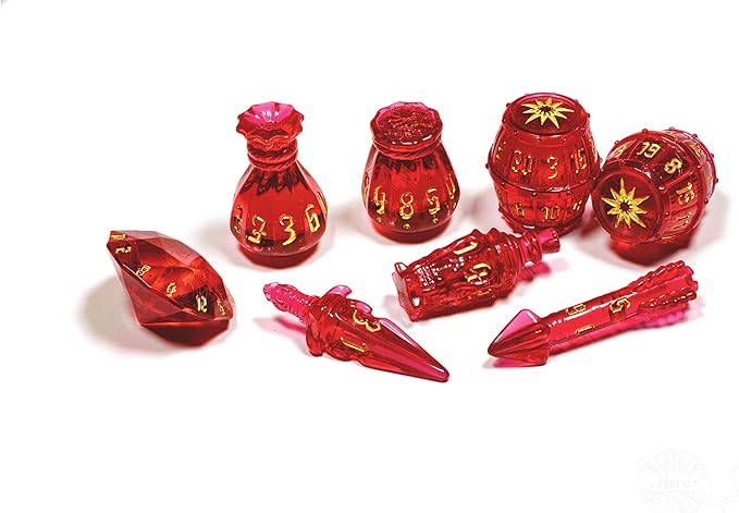 PolyHero: Rogue 8 Dice Set and Accessories [Choose One]