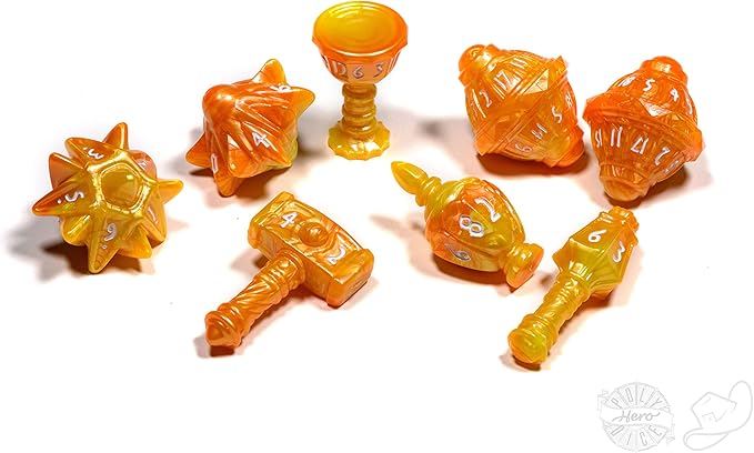 PolyHero: Cleric 8 Dice Set and Accessories [Choose One]