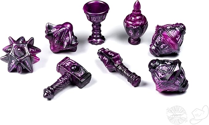 PolyHero: Cleric 8 Dice Set and Accessories [Choose One]