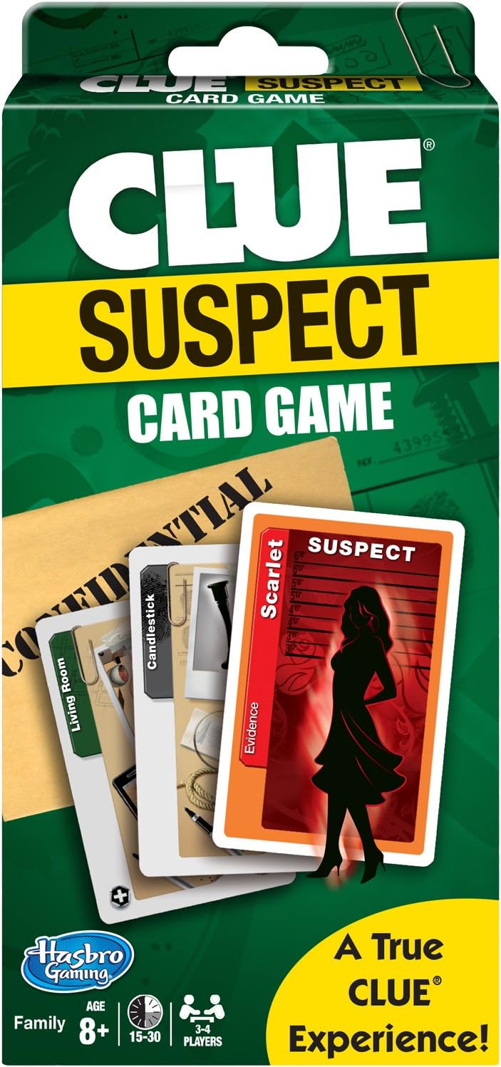 Clue Suspect Card Game