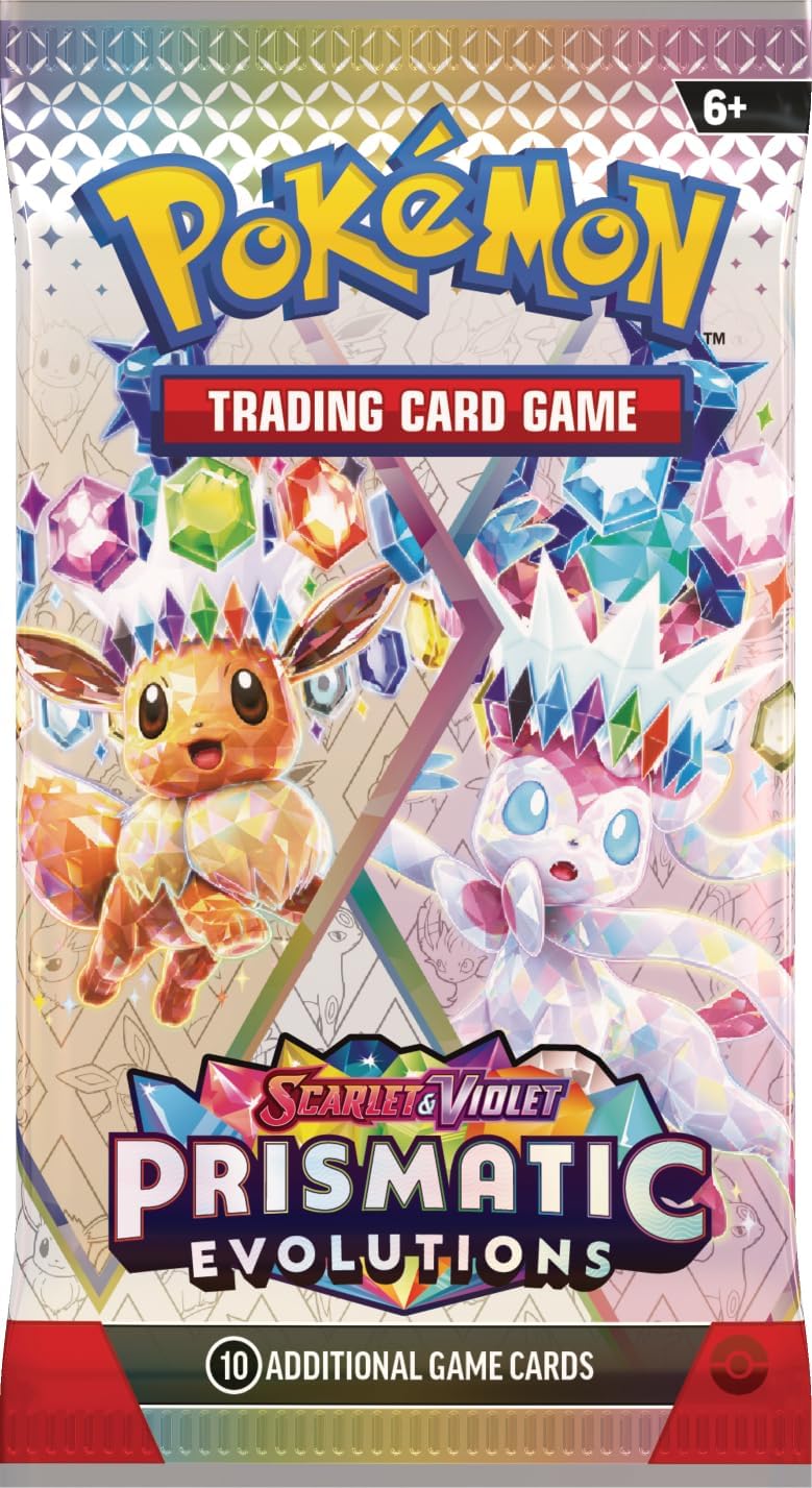 Pokemon TCG: SV8.5 Prismatic Evolutions Booster Bundle (6 Packs)
