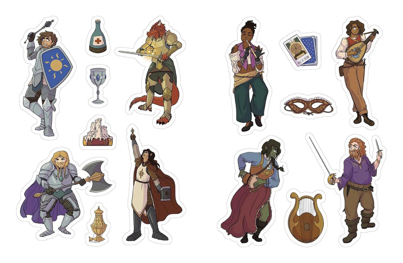 The Dungeonmeister RPG Sticker Book