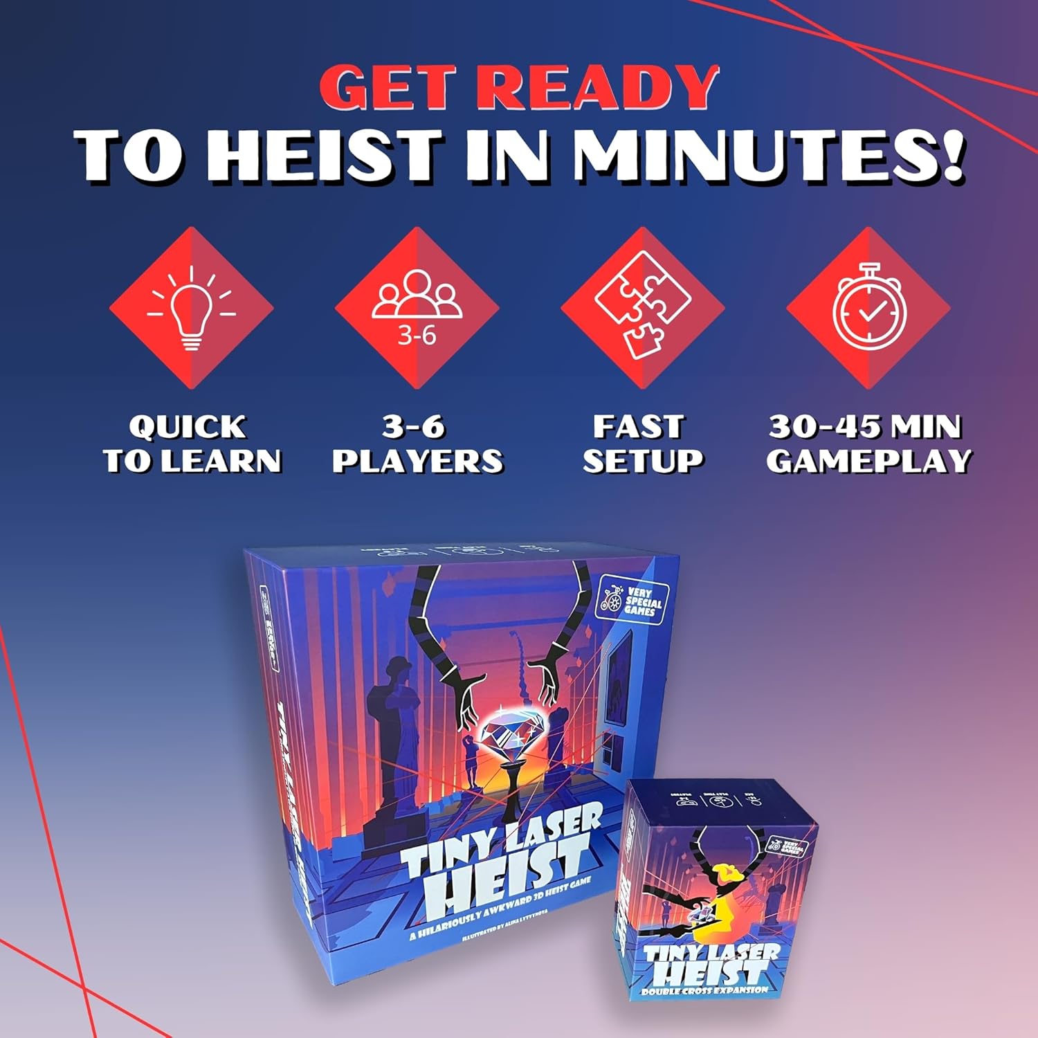 Tiny Laser Heist