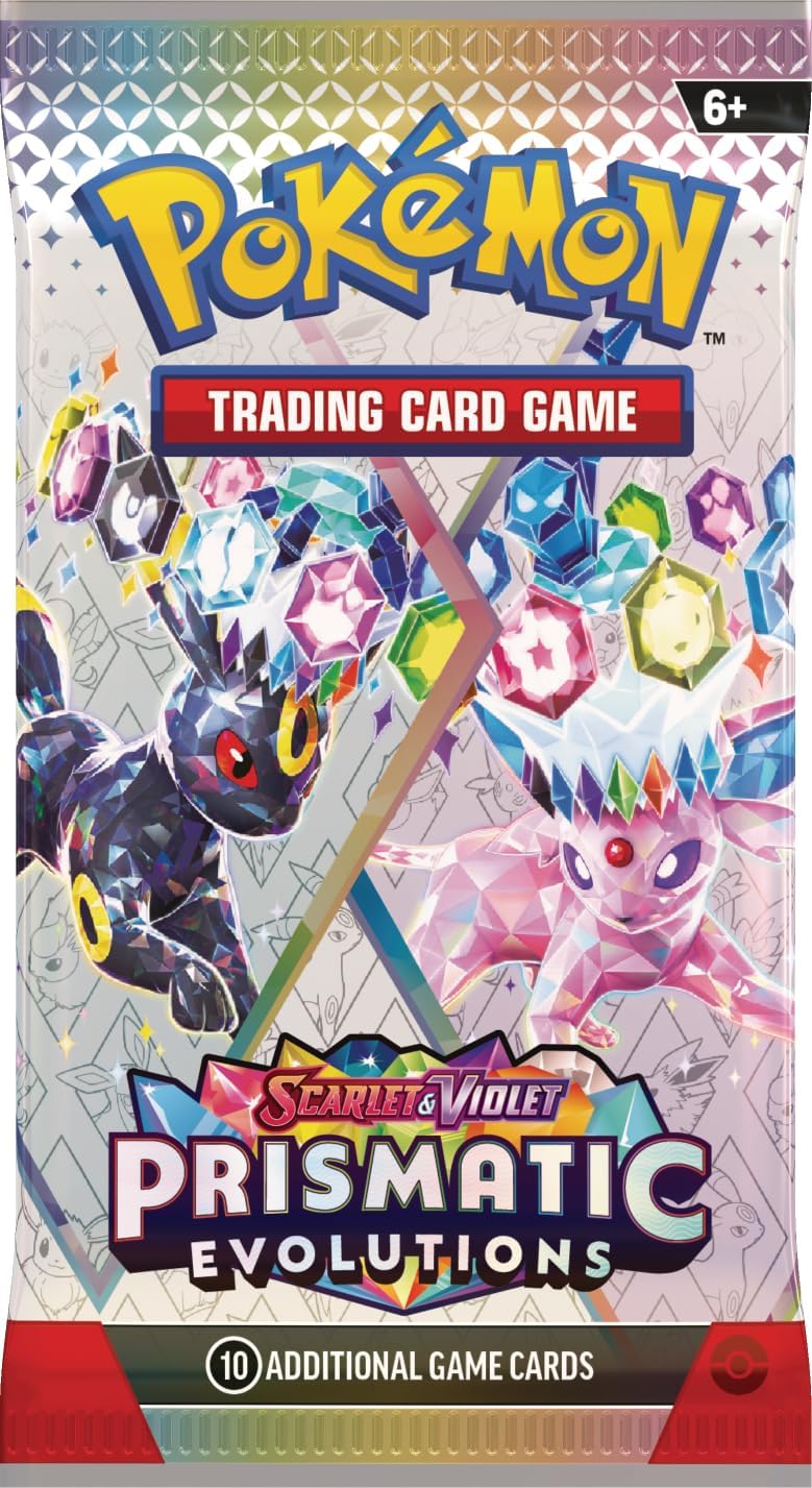 Pokemon TCG: SV8.5 Prismatic Evolutions Booster Bundle (6 Packs)