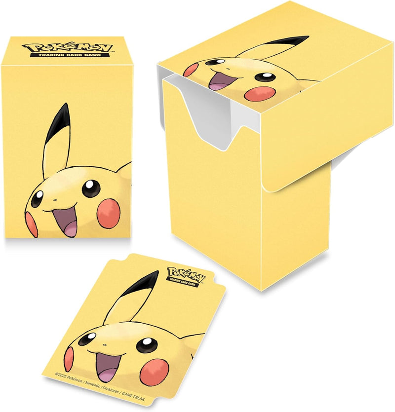Ultra Pro: Pokemon Pikachu Full View Deck Box (Yellow)
