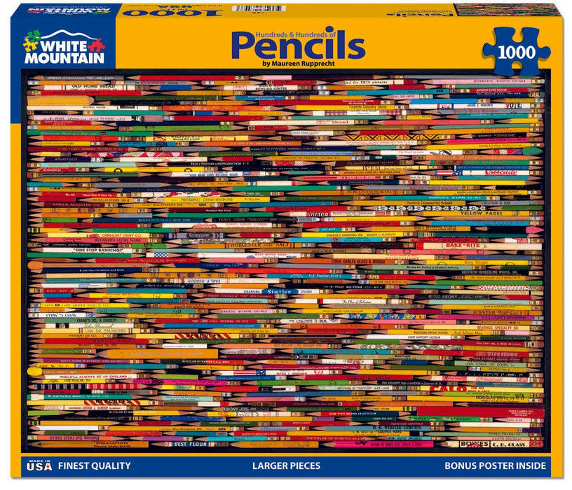 Pencil Collage - 1000 Piece Puzzle