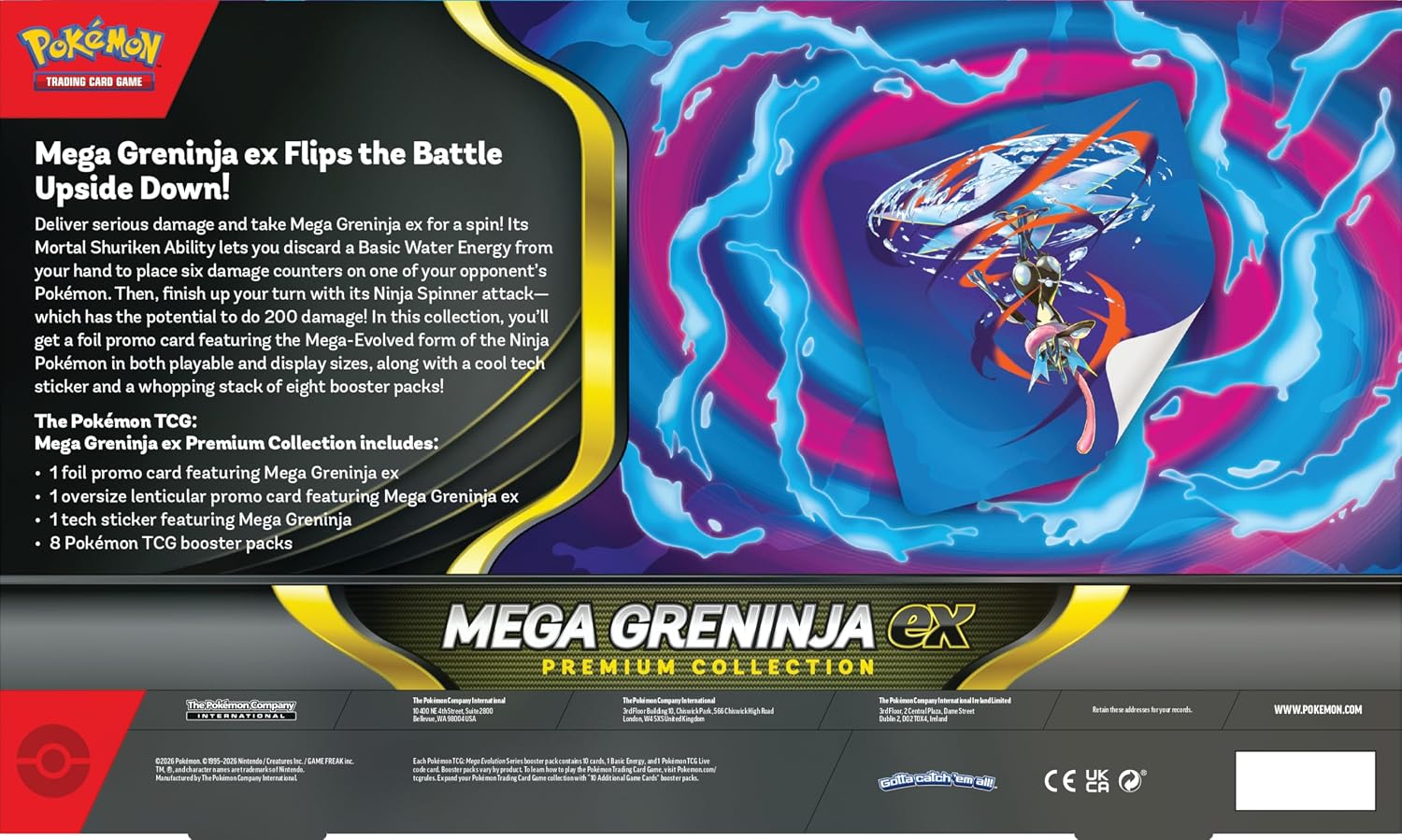Pokemon TCG: Mega Greninja ex Premium Collection