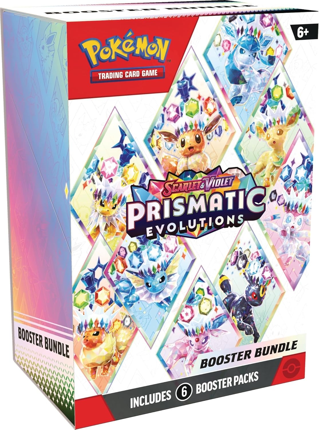Pokemon TCG: SV8.5 Prismatic Evolutions Booster Bundle (6 Packs)