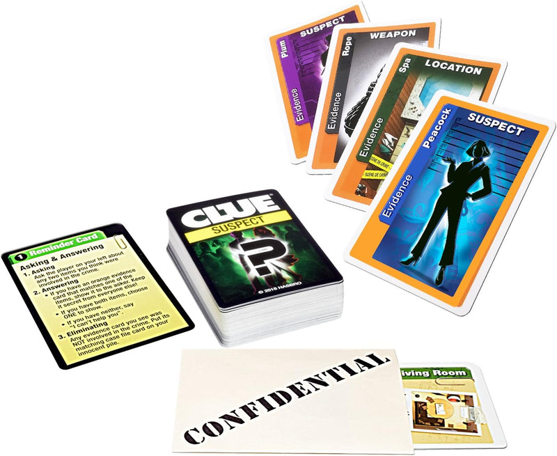 Clue Suspect Card Game