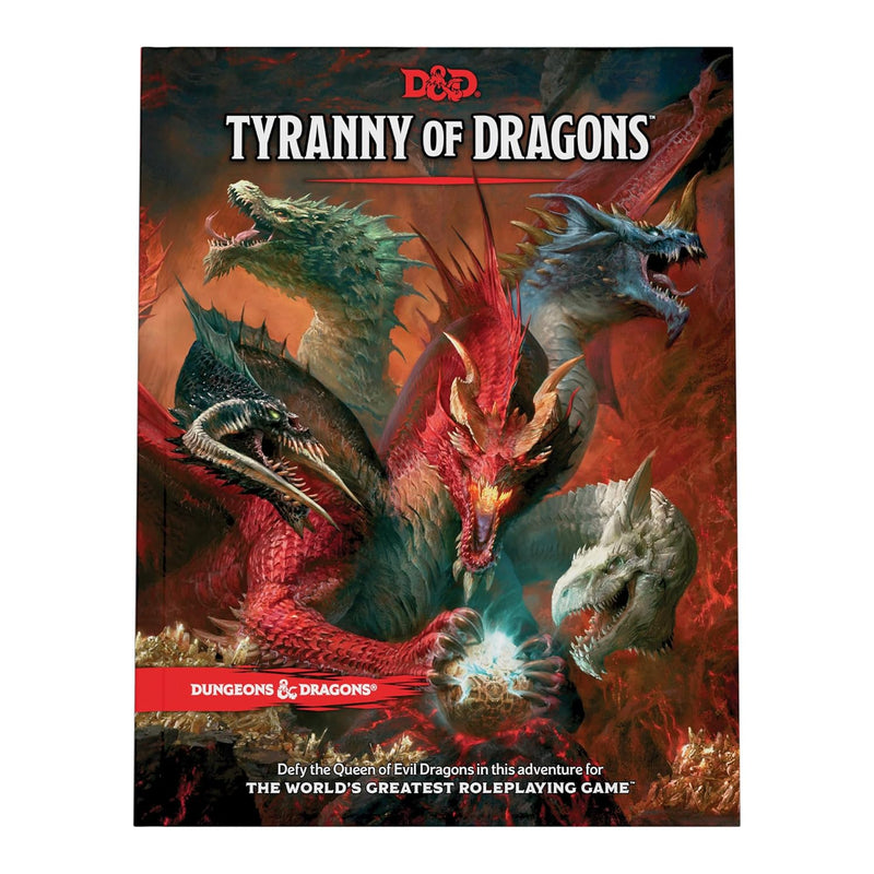 Dungeons and Dragons - Tyranny of Dragons Adventure Book (Combines Hoard of the Dragon Queen + The Rise of Tiamat)