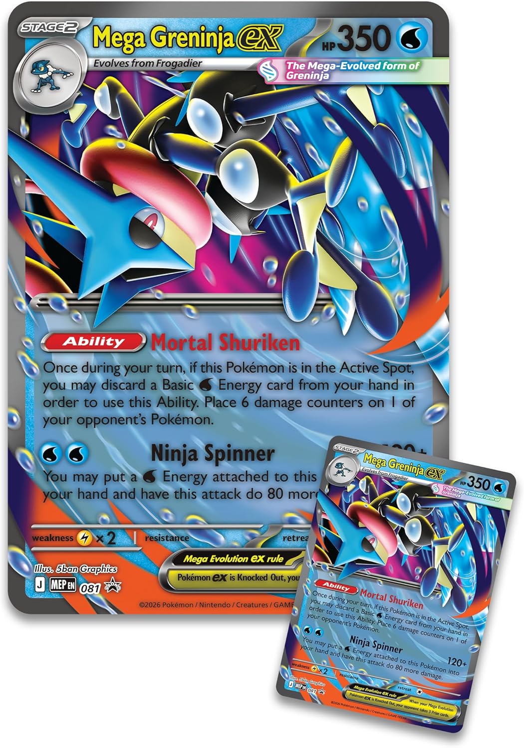 Pokemon TCG: Mega Greninja ex Premium Collection