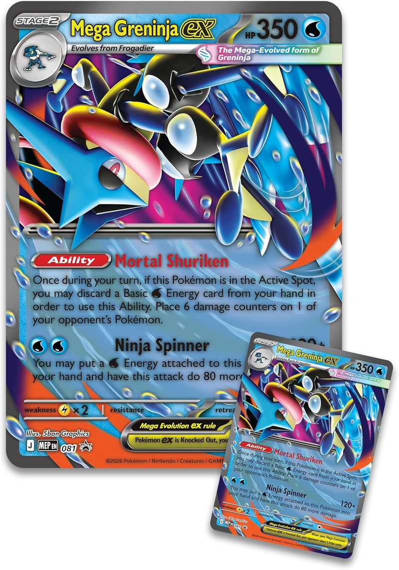 Pokemon TCG: Mega Greninja ex Premium Collection