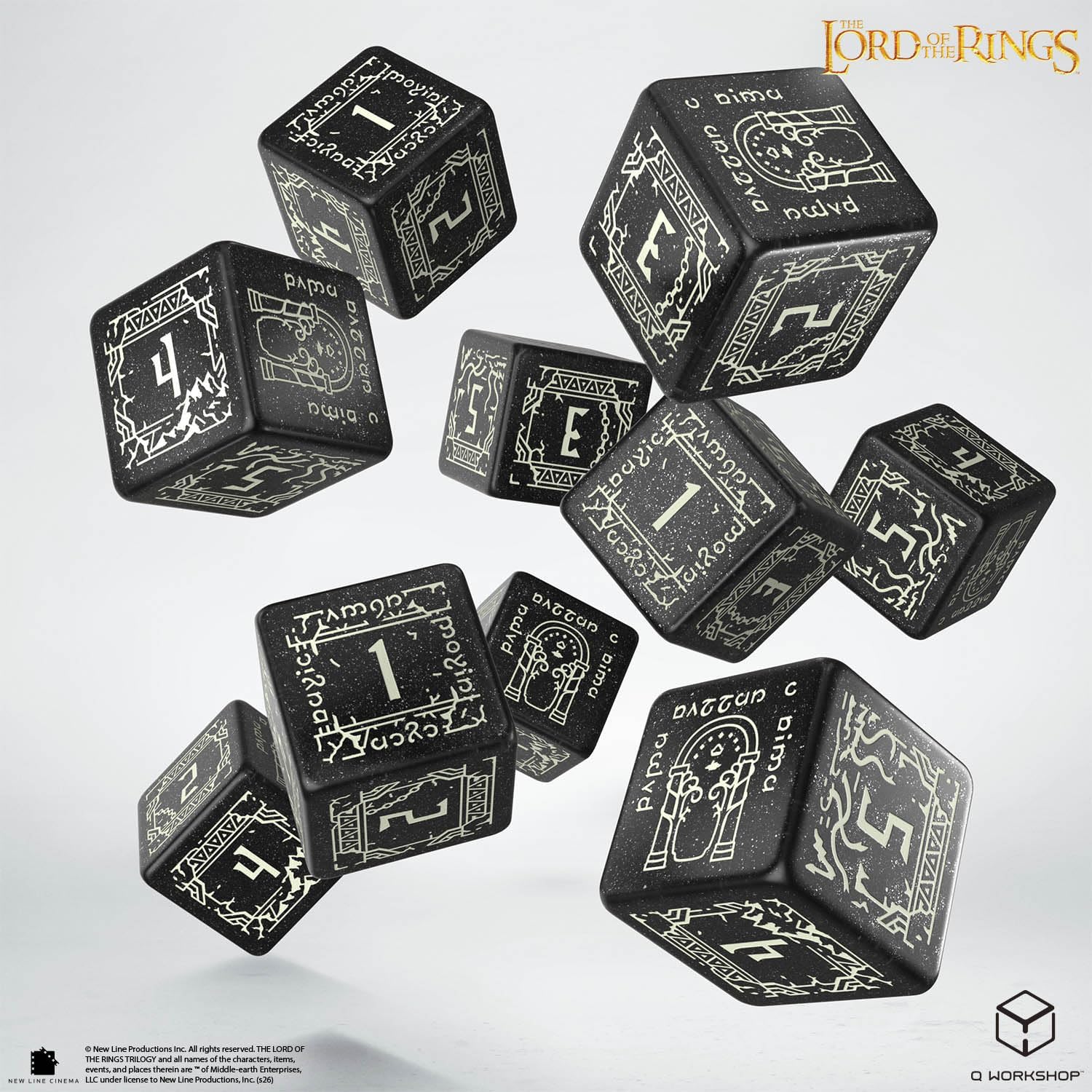 The Lord of the Rings - 7 Die RPG Dice Set