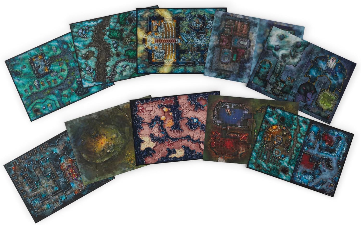 Dungeons & Dragons RPG: Ravenloft The Horrors Within Dungeon Map Pack