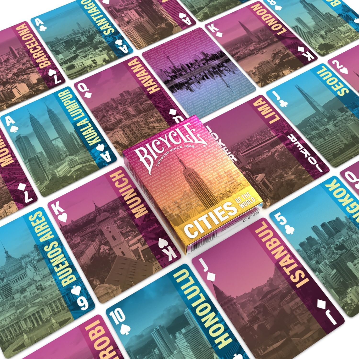 Bicycle Playing Cards: Cities of the World