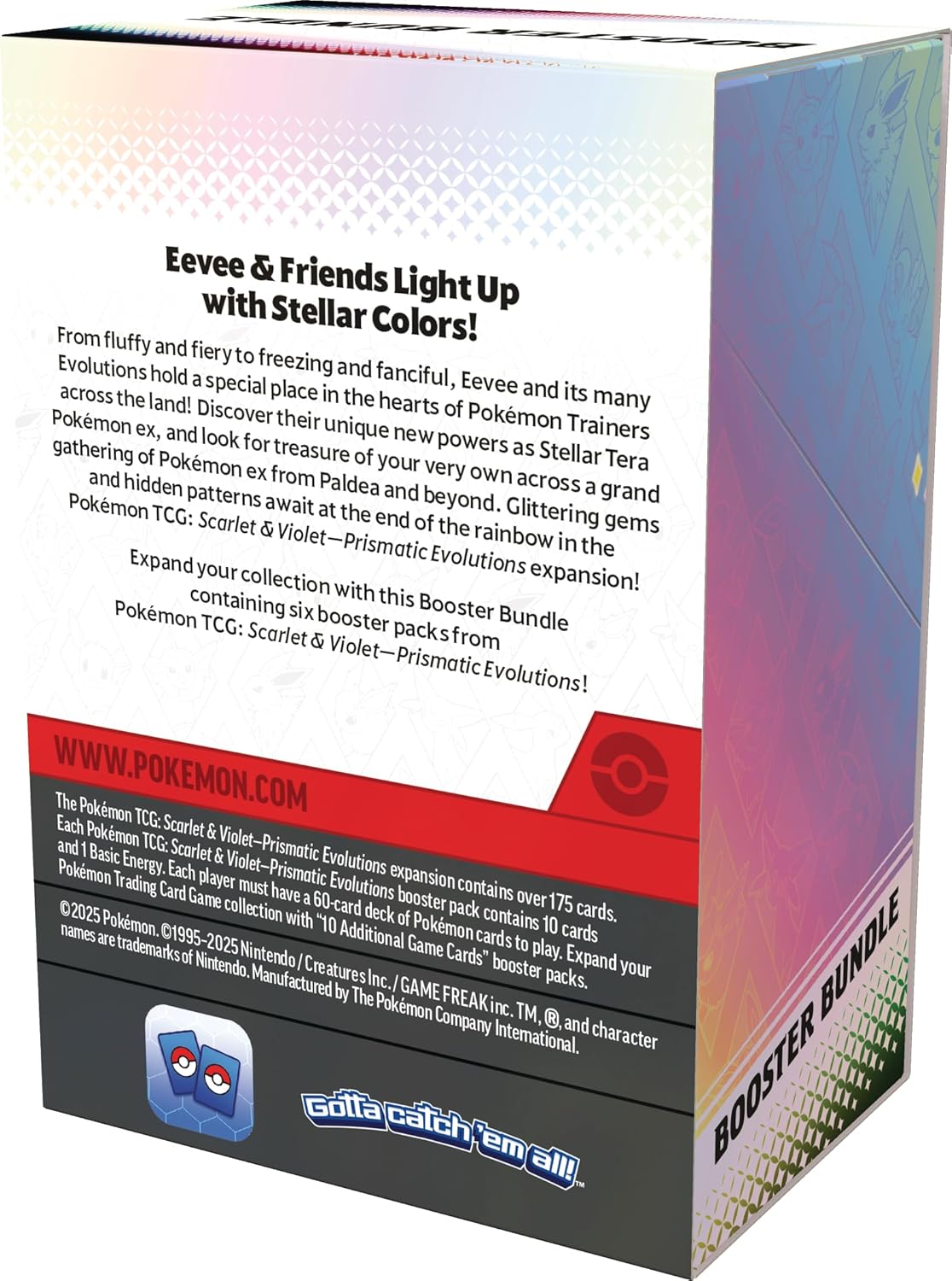Pokemon TCG: SV8.5 Prismatic Evolutions Booster Bundle (6 Packs)
