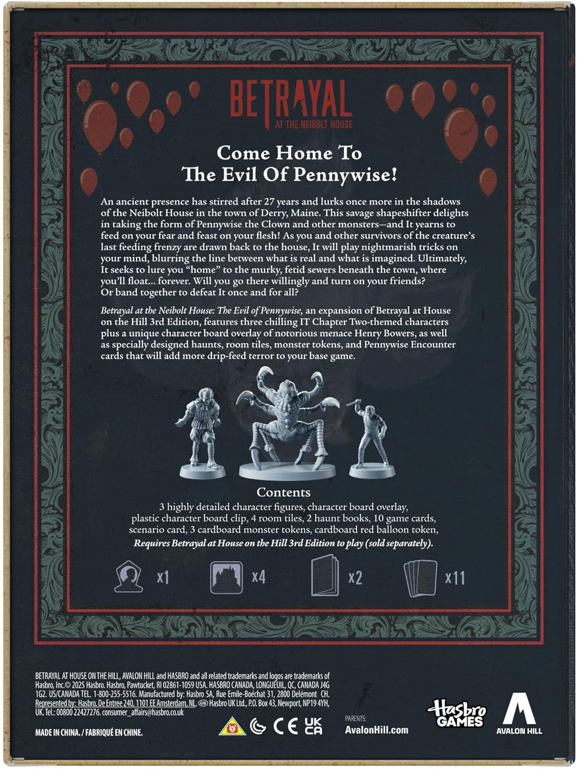 Betrayal at House On the Hill: Betrayal at the Neibolt House Expansion