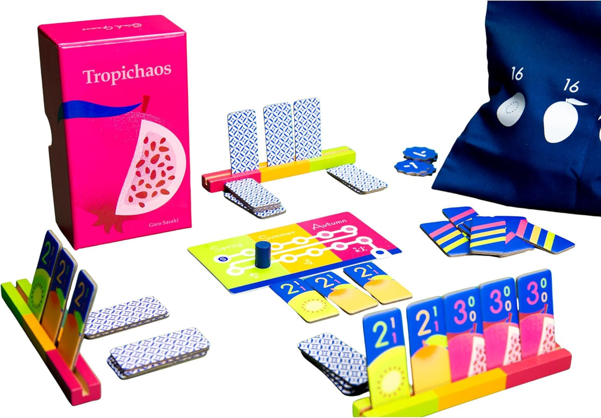 Oink Games Tropichaos – Schnelles Kartenspiel Ab 7 Jahren, 2–5 Spieler, 20 Min., Obsthandel Mit Saisonalen Preisen, Taktisch Oink Games Tropichaos – Schnelles Kartenspiel Ab 7 Jahren, 2–5 Spieler, 20 Min., Obsthandel Mit Saisonalen Preisen, Taktisch