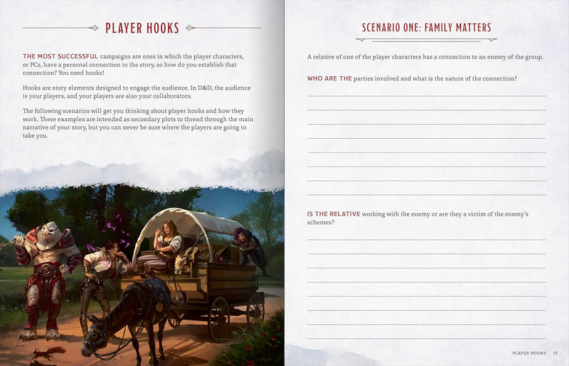 Dungeons & Dragons: Dungeon Master's Workbook of Worldbuilding
