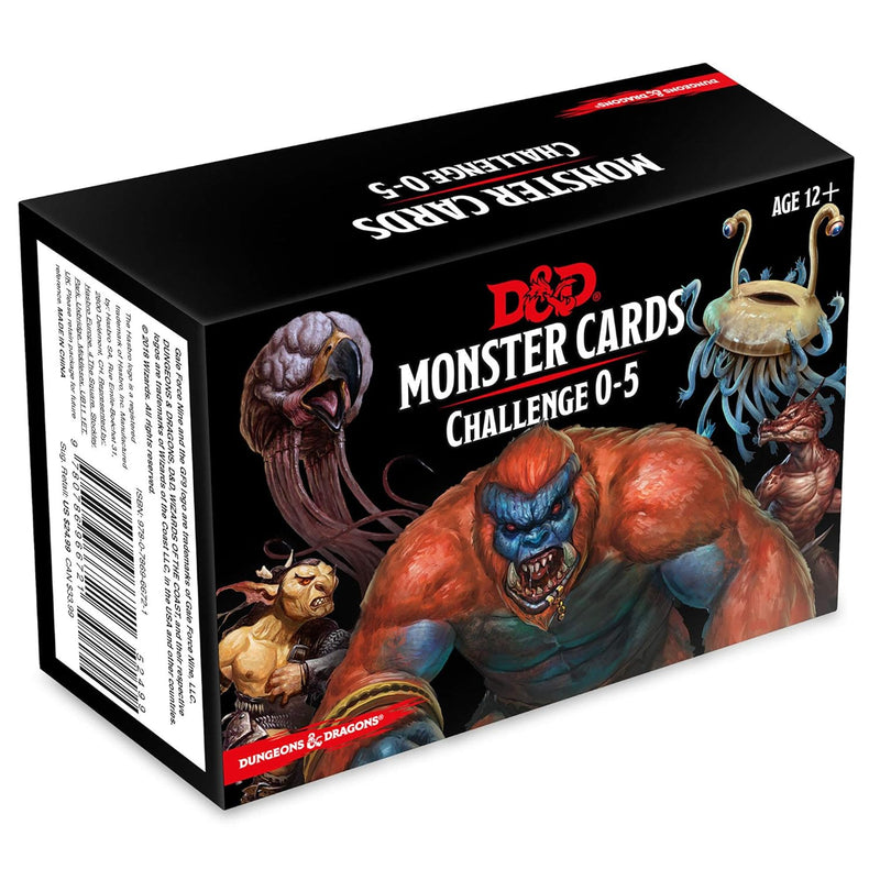 Dungeons & Dragons: Spellbook Cards - Monsters 0-5
