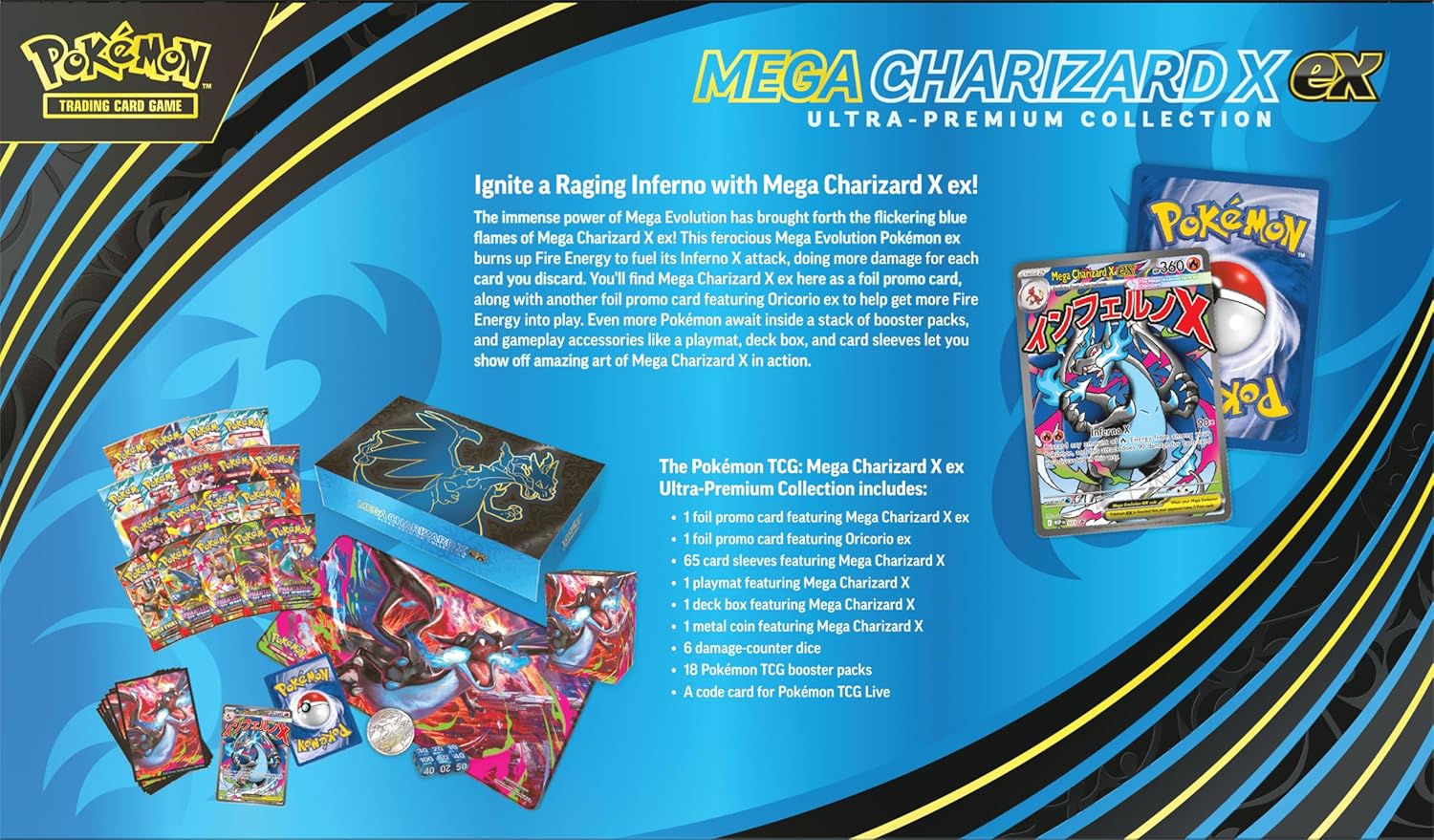Pokemon TCG: Mega Charizard X ex Ultra-Premium Collection (In Store Pick-Up Only)