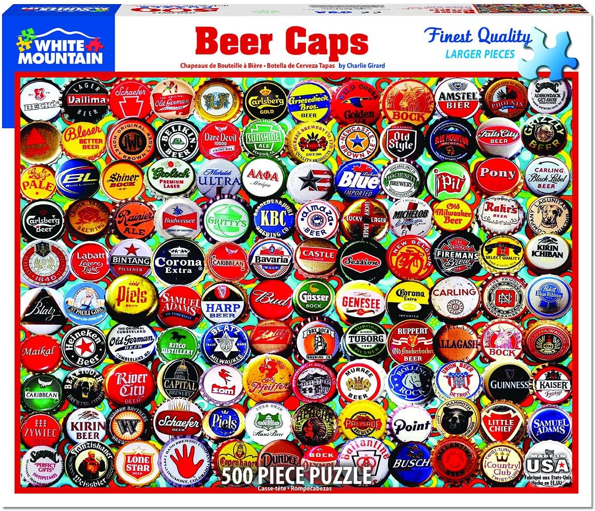 Beer Bottle Caps - 500 Piece Puzzle