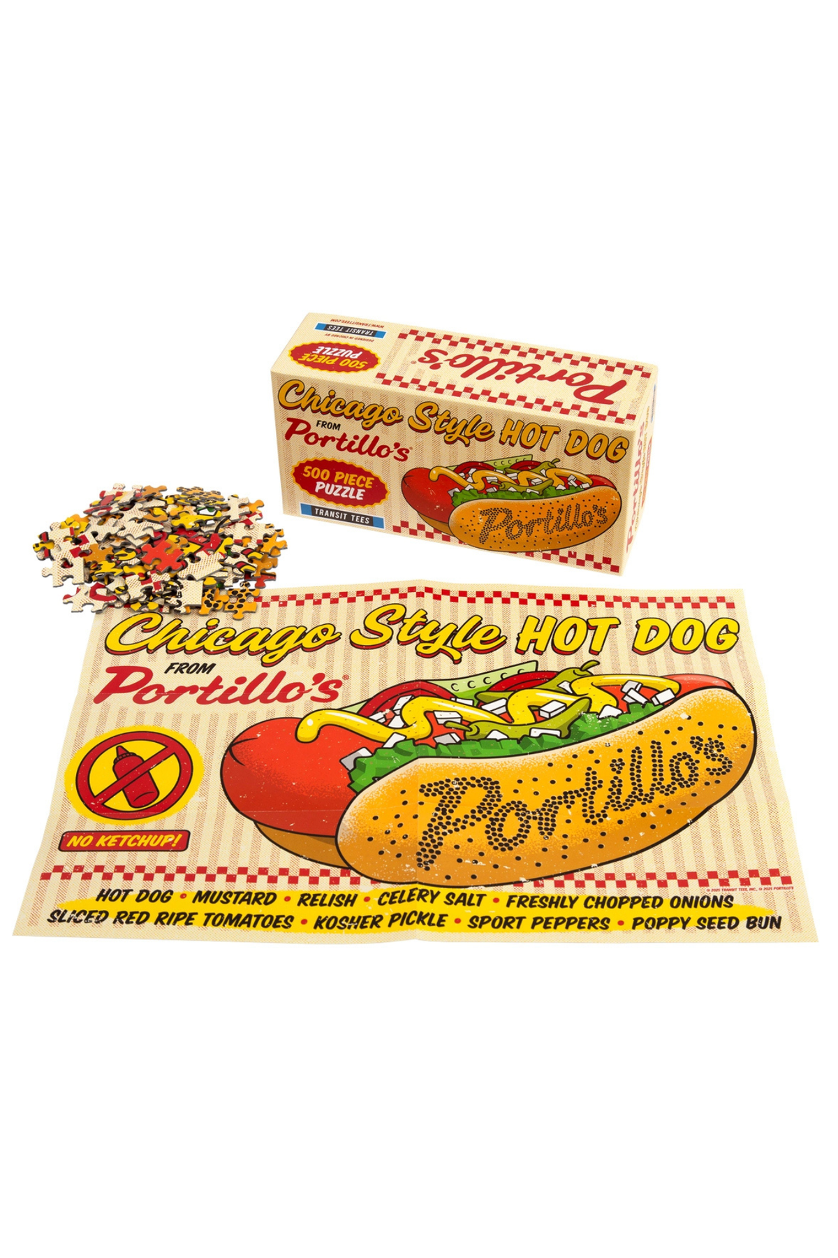 Portillo's Chicago Style Hot Dog 500 Piece Puzzle
