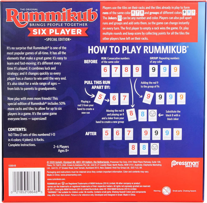 Rummikub: 6 Player