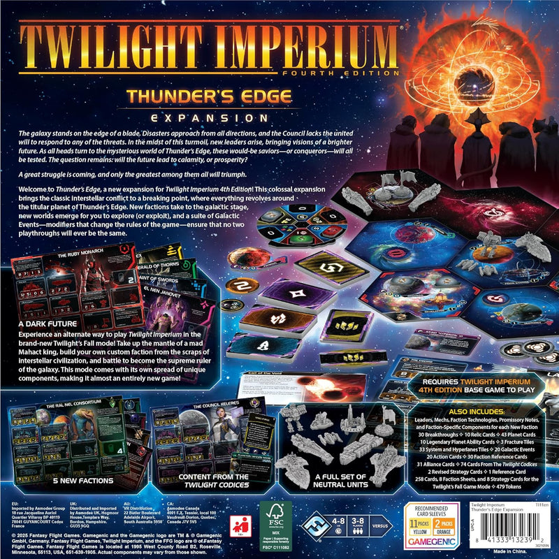 Twilight Imperium - Thunder's Edge Expansion
