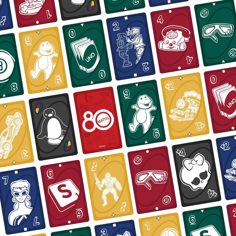 UNO: Mattel 80th Anniversary Ruby Red