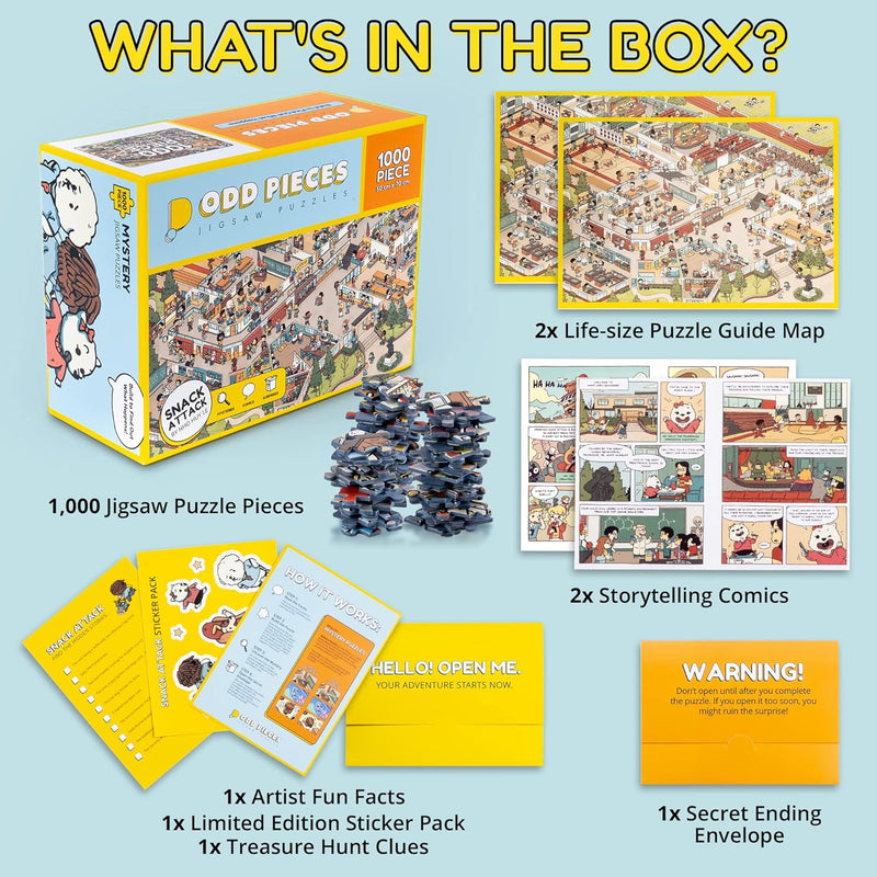 Puzzle - Snack Attack 1000pc