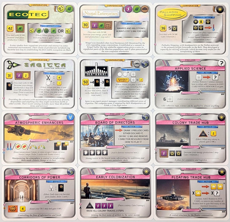 Terraforming Mars: Prelude 2 Expansion