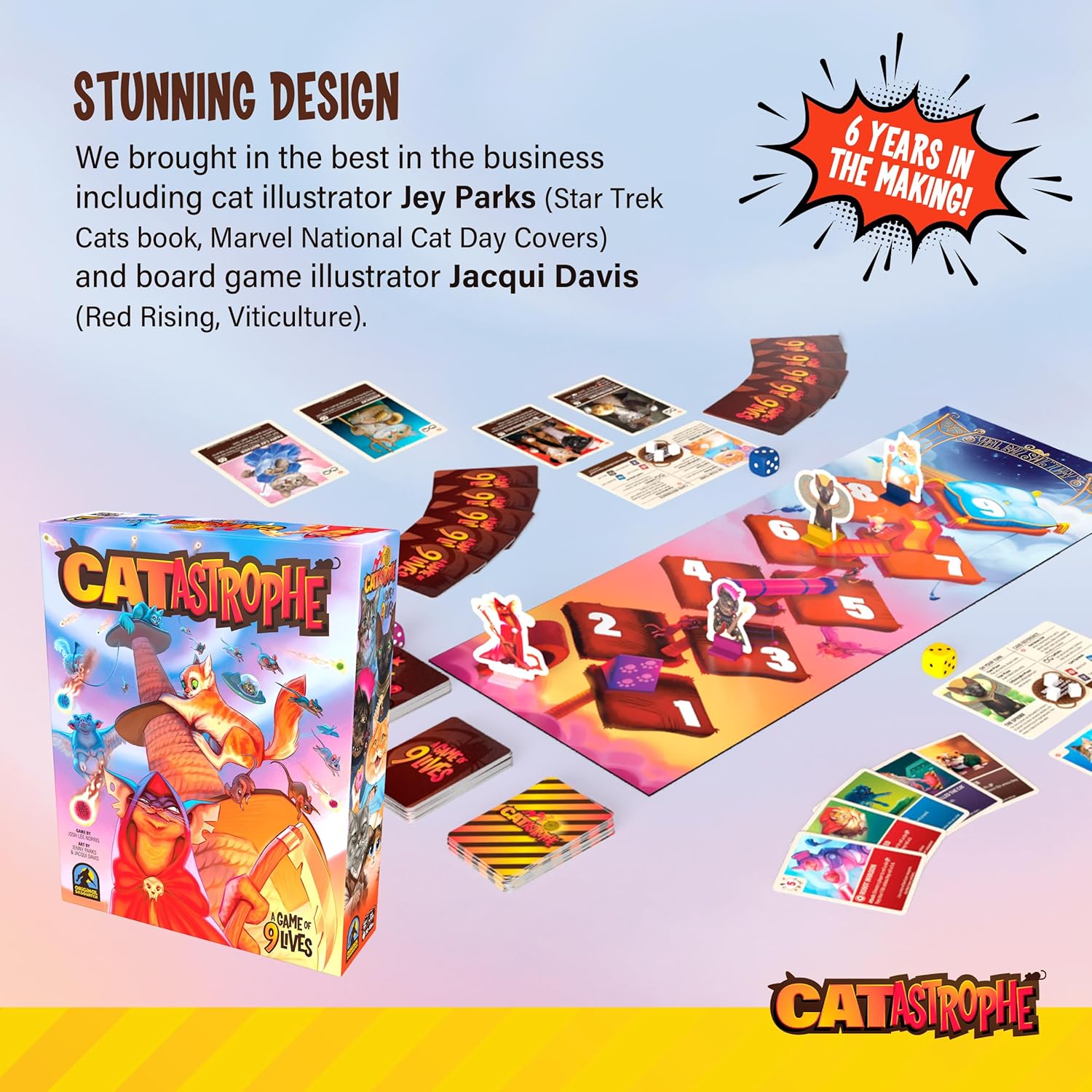 CATastrophe: A Game of 9 Lives