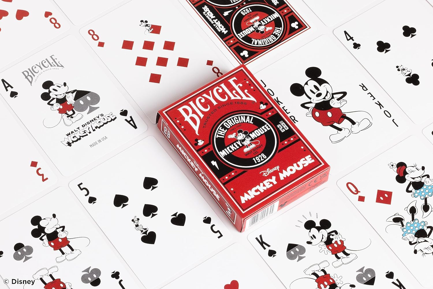 Playing Cards: Bicycle: Disney Mickey Red