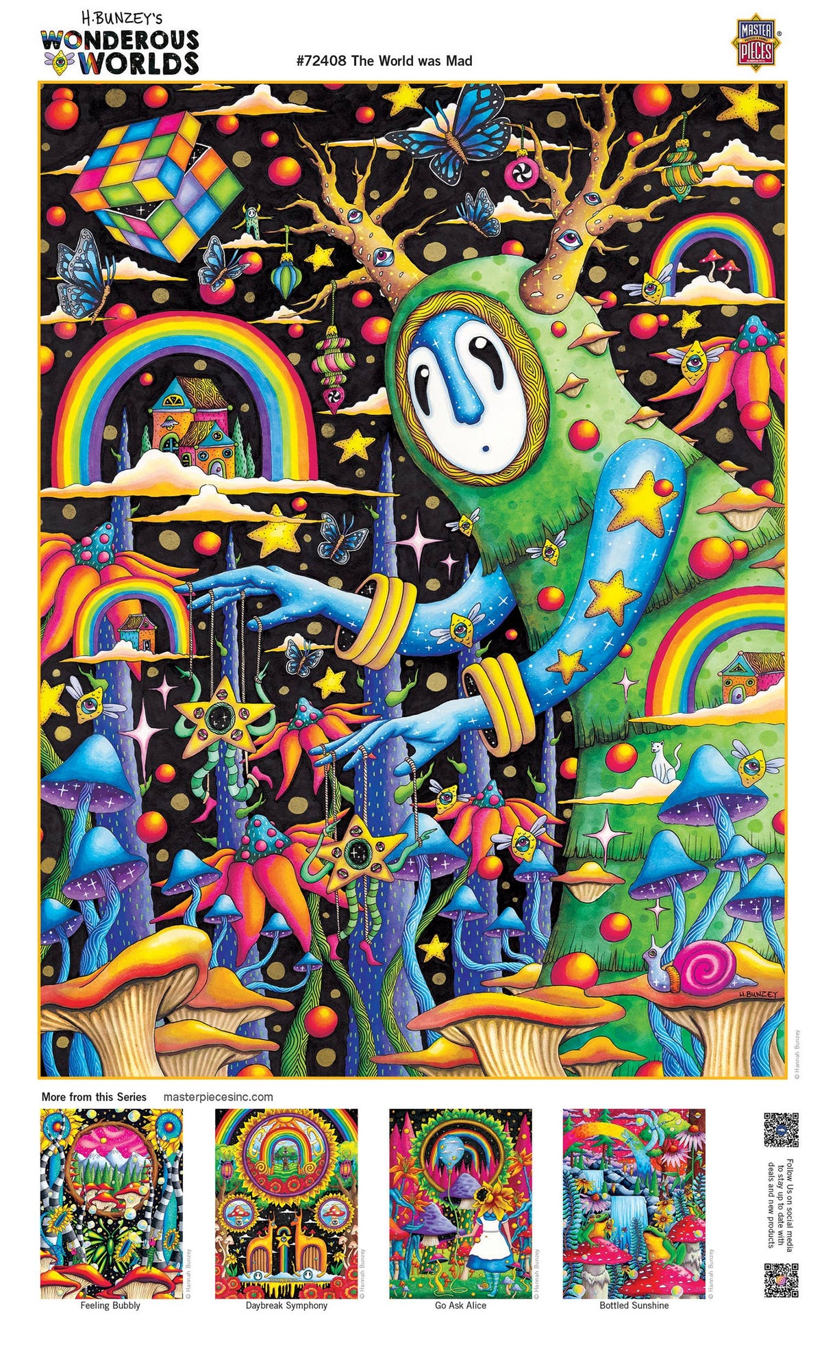Puzzle: Wonderous Worlds - The World Was Mad (1000 Piece)