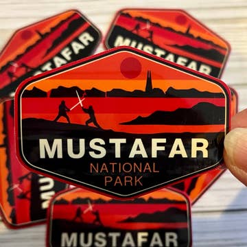 Star Wars Inspired National Park Vinyl Sticker