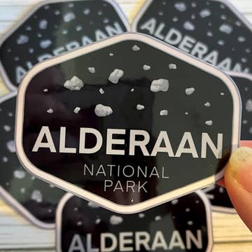 Star Wars Inspired National Park Vinyl Sticker