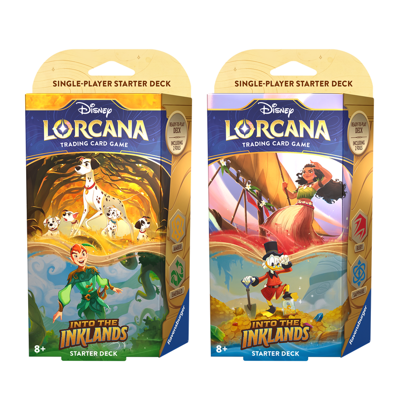 Disney Lorcana: Into the Inklands Starter Deck Sapphire & Ruby Disney Lorcana: Into the Inklands Starter Deck Sapphire & Ruby