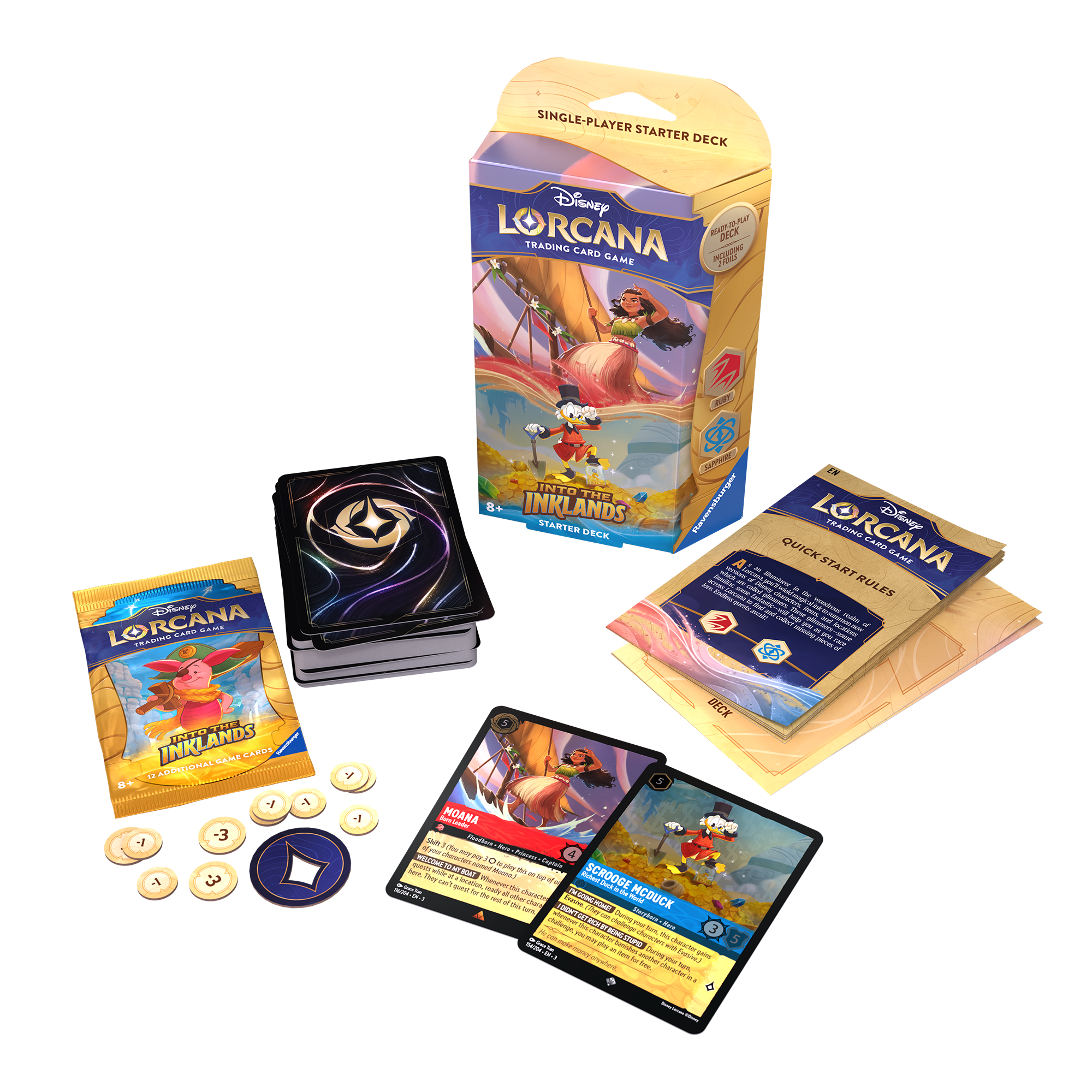 Disney Lorcana TCG: Into the Inklands Starter Deck [Choose A Deck]