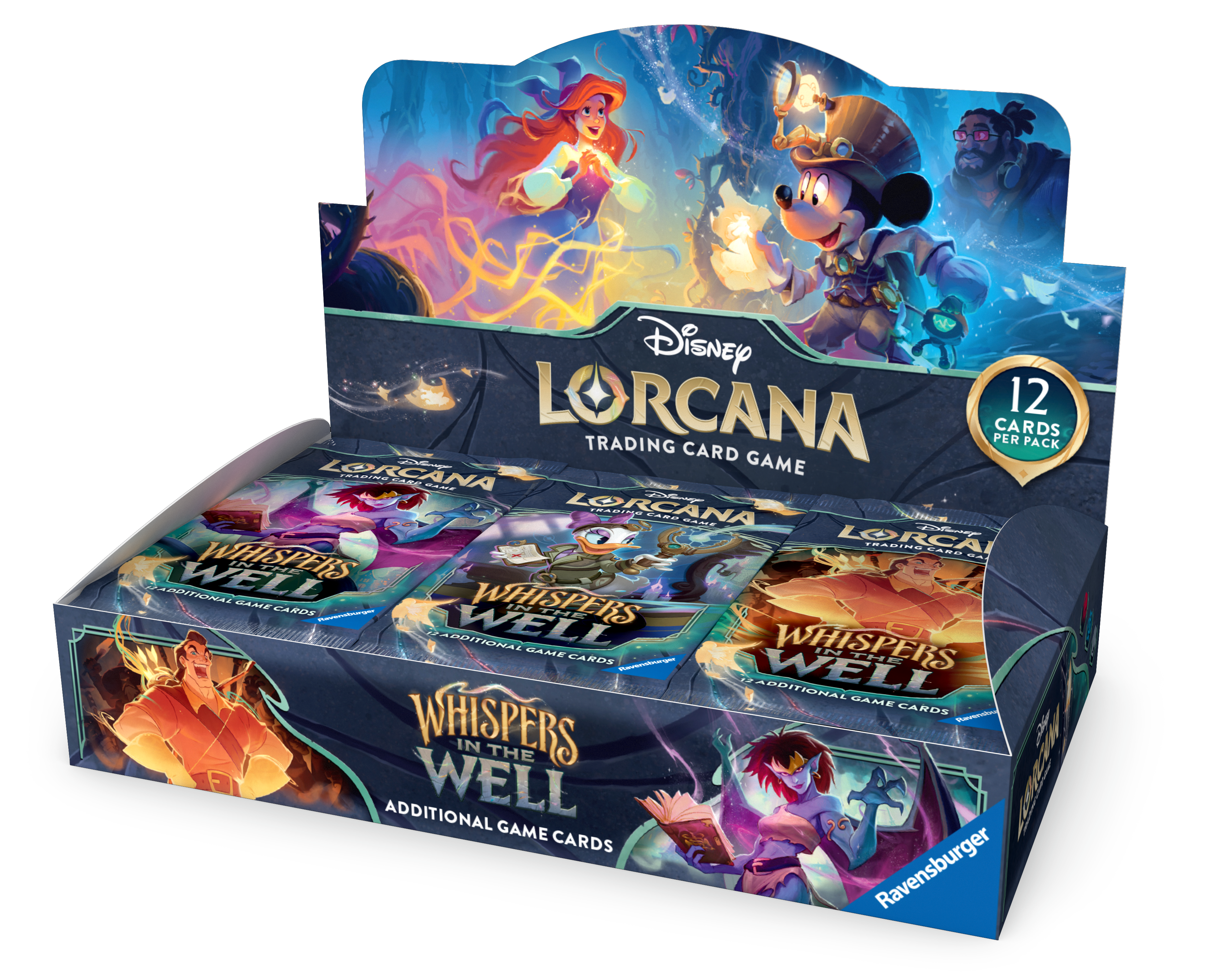 Disney Lorcana TCG: Whispers in The Well Booster Box Display