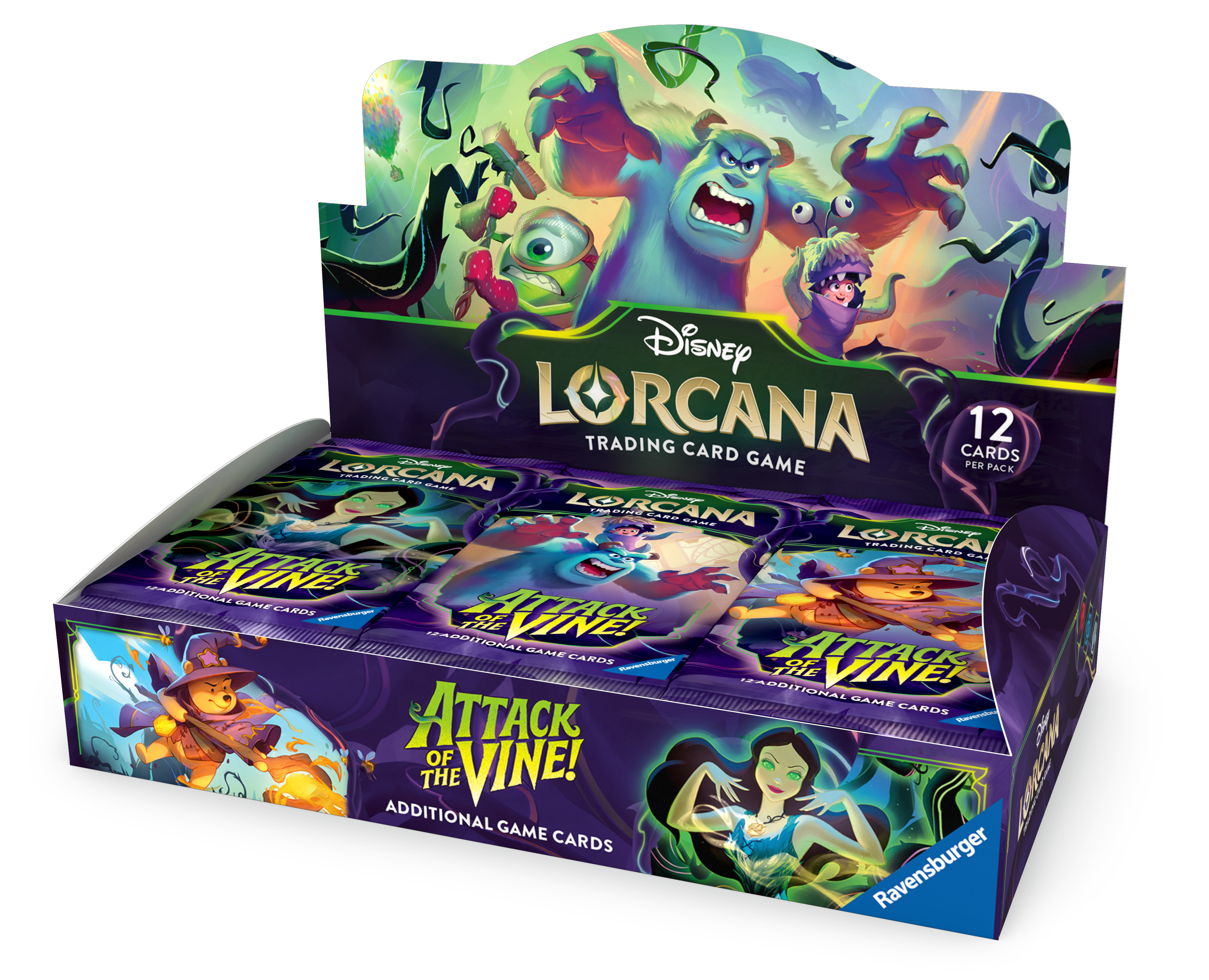Disney Lorcana TCG: Attack of the Vine Booster Display Box (24 Packs)