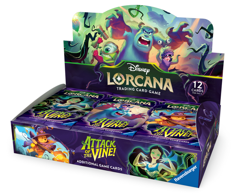 Disney Lorcana TCG: Attack of the Vine Booster Display Box (24 Packs)