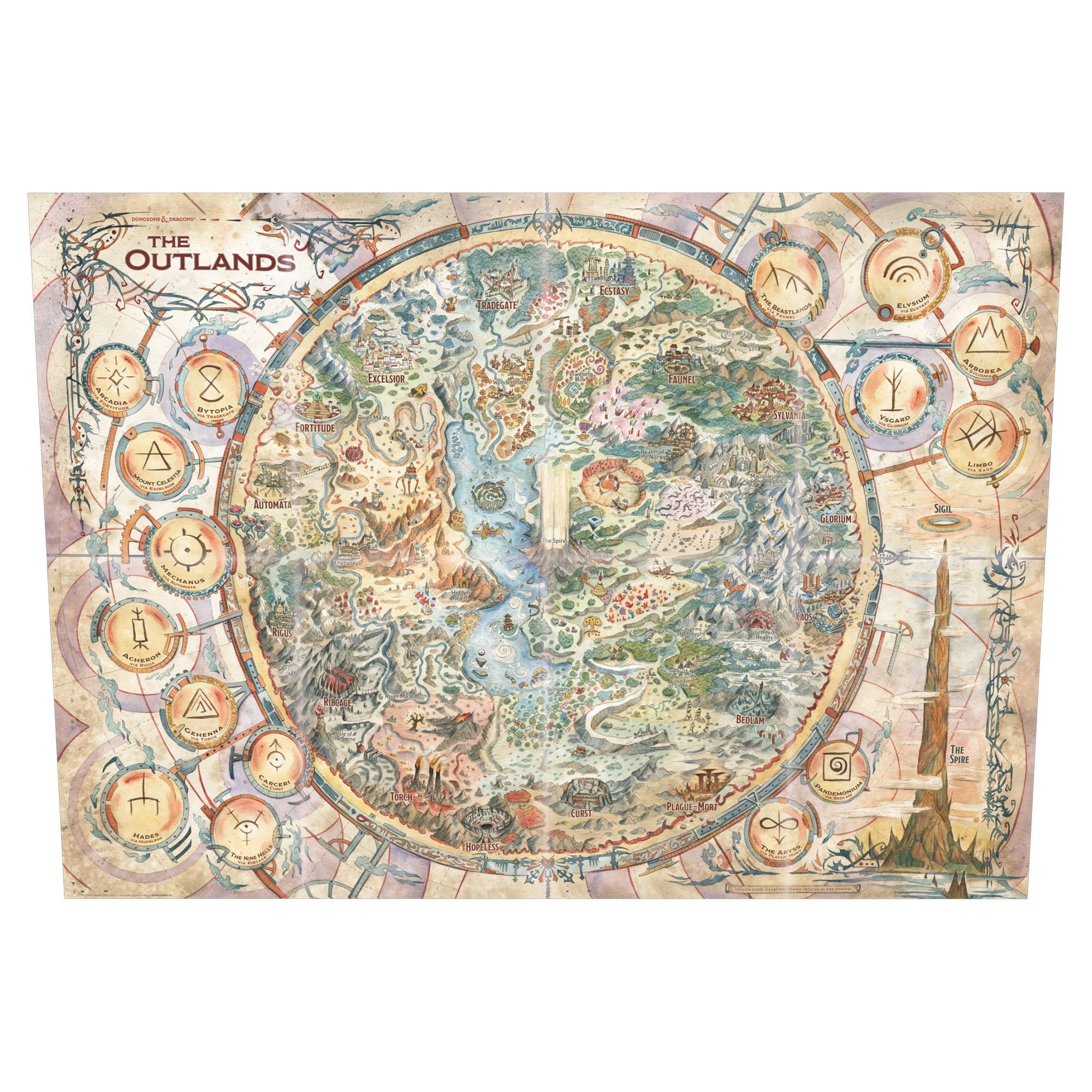 Planescape: Adventures in the Multiverse (D&D Campaign Collection - Adventure, Setting Book, Bestiary + DM Screen) [Choose Cover Style]