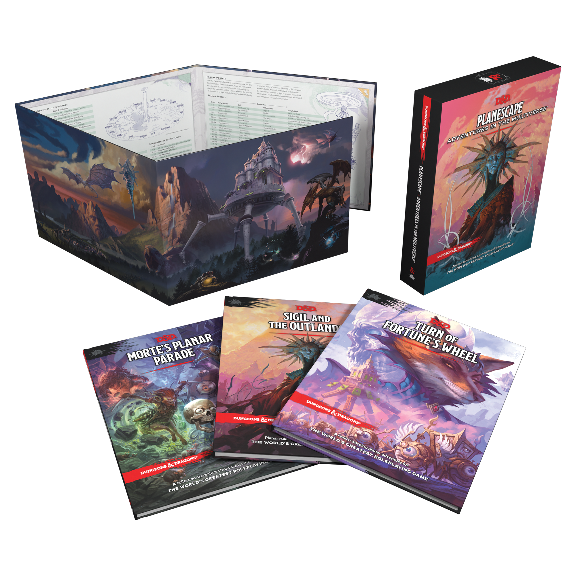 Planescape: Adventures in the Multiverse (D&D Campaign Collection - Adventure, Setting Book, Bestiary + DM Screen) [Choose Cover Style]