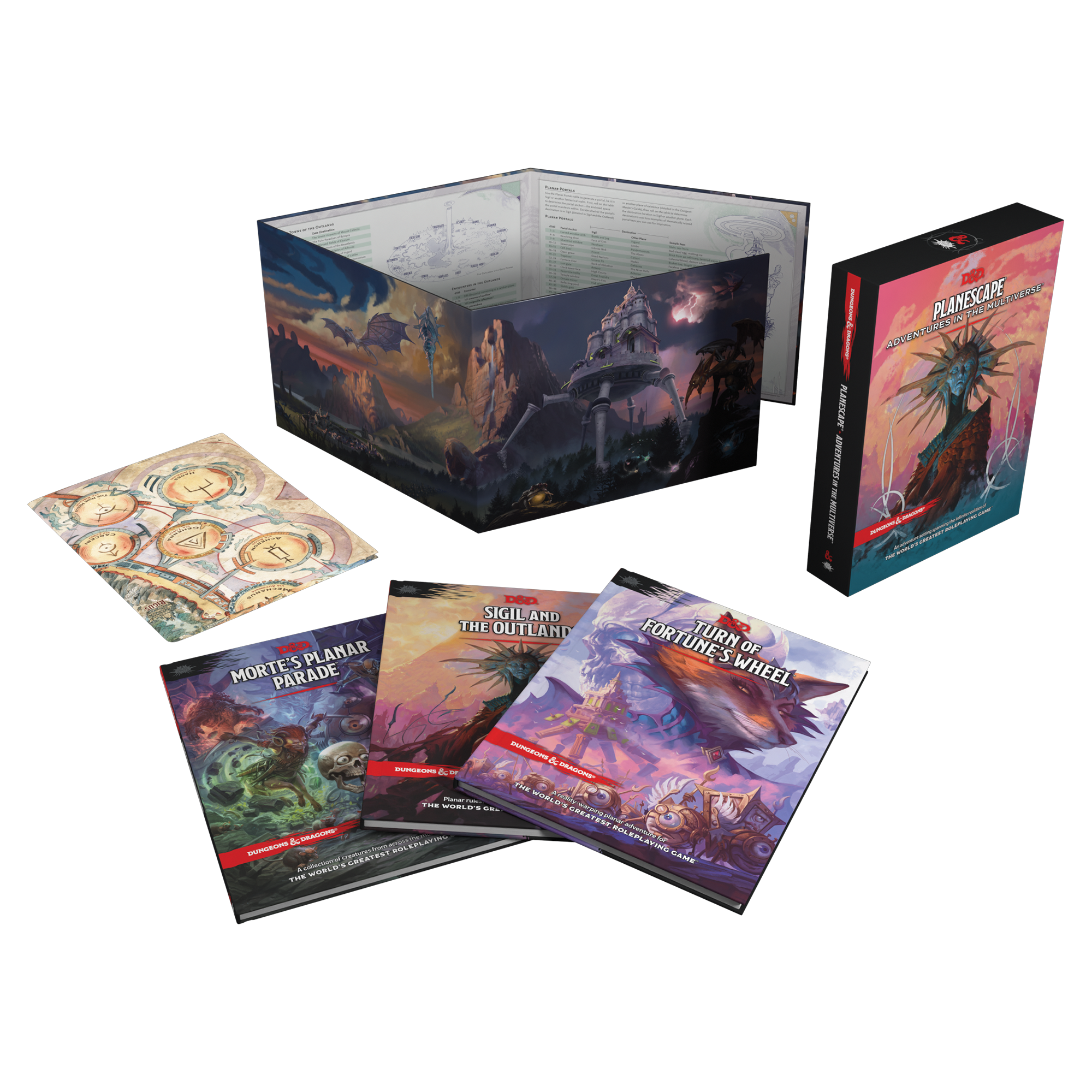 Planescape: Adventures in the Multiverse (D&D Campaign Collection - Adventure, Setting Book, Bestiary + DM Screen) [Choose Cover Style]