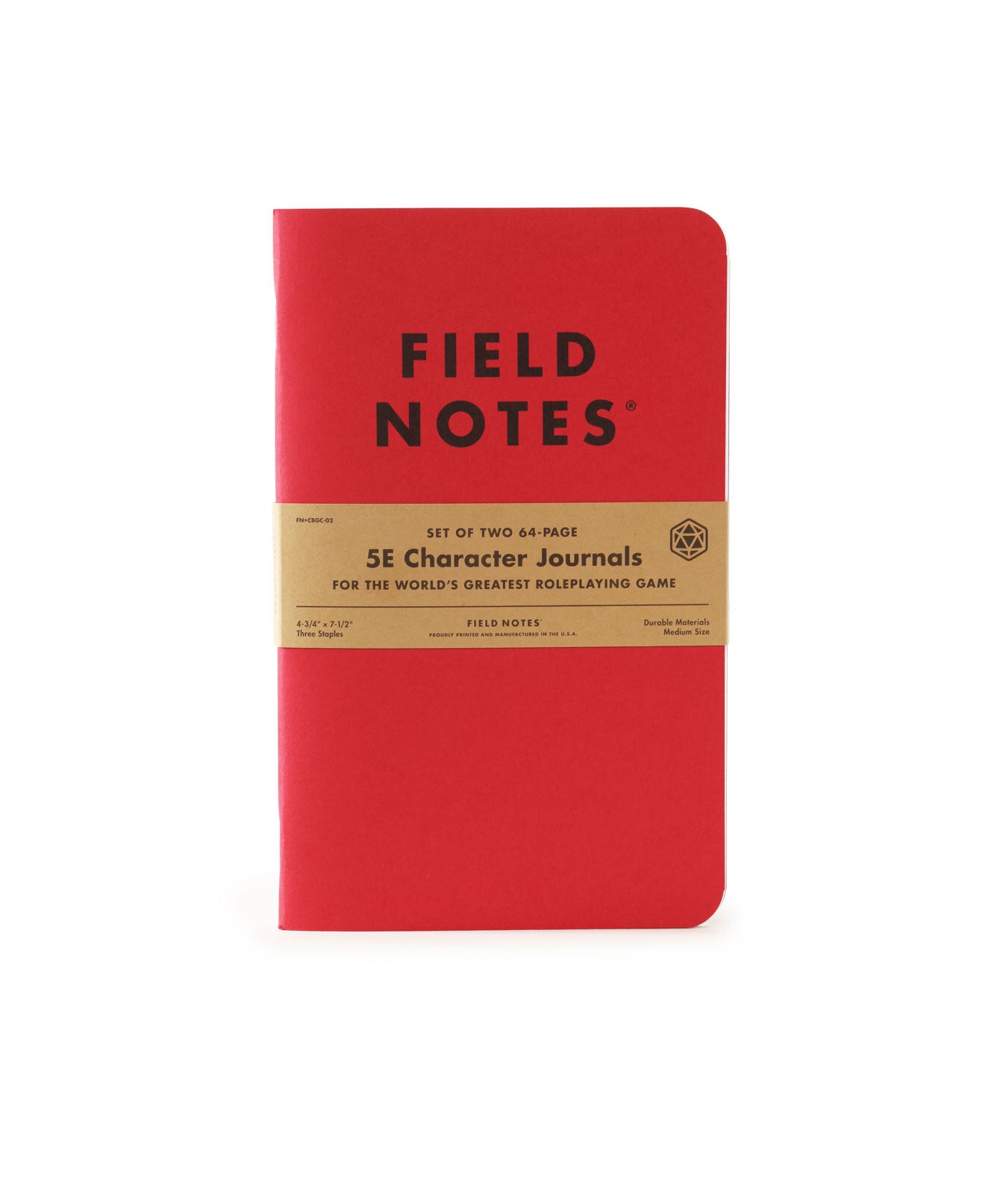 Field Notes 64 Page Character Journal 2-Pack