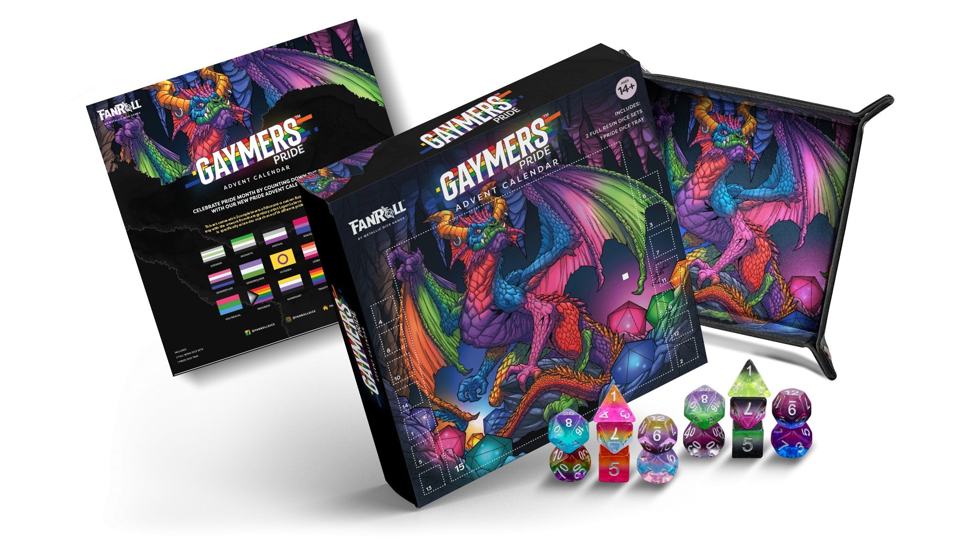 Advent Calendar: Dice Pride Month