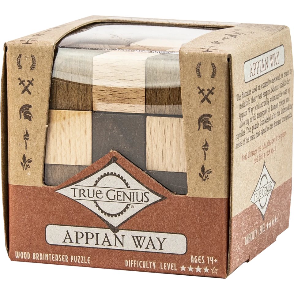 True Genius Puzzle: Wooden - Appian Way