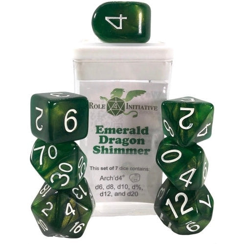 Role 4 Initiative - Shimmer Dice Set of 7 [Choose One]