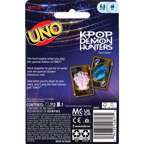 UNO: K-Pop Demon Hunters